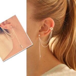 A rose earring for a girl